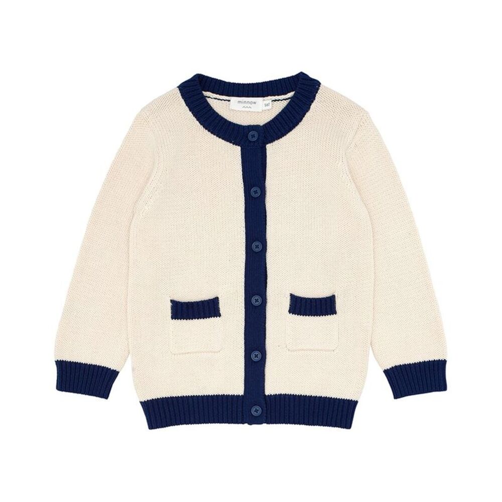 Minnow Cardigan, White